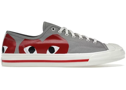 Кеды Converse Jack Purcell Comme des Garçons PLAY, egret-red