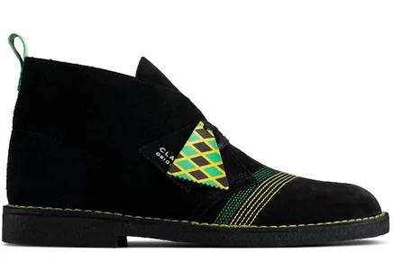 Мужские ботинки Clarks Desert Boot Jamaica, черный/многоцветный