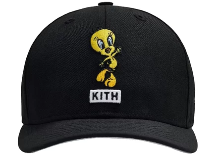 Мужская кепка Kith 59Fifty Tweety, черная