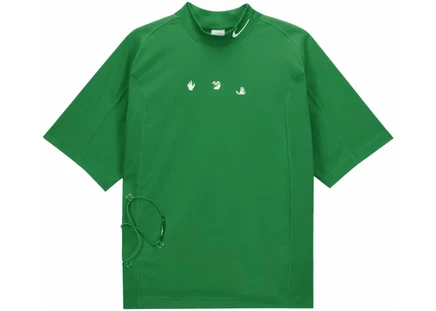 Футболка Nike x Off-White с коротким рукавом, зеленая