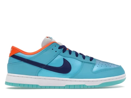 Мужские кроссовки Nike Dunk Low SE, сине-голубые/оранжевые/белые