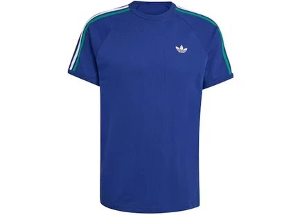 Мужская футболка Adidas 3-Stripes, синяя/зеленая/белая