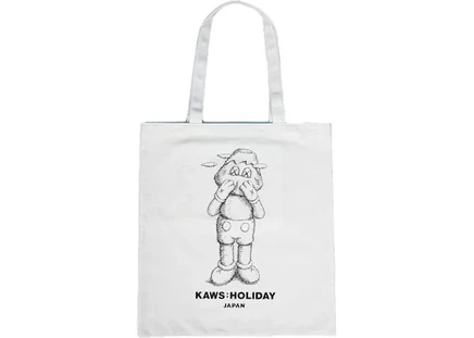 Унисекс сумка-тоут Kaws Holiday Japan, белая
