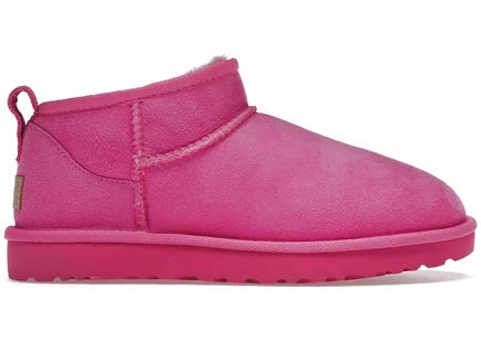 Женские ботинки UGG Classic Ultra Mini, гвоздично-розовые
