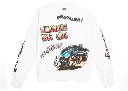 Мужской свитер Billionaire Boys Club BB Roarr Crew, белый