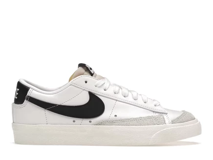 Женские кеды Nike Blazer Low 77, бело-черные