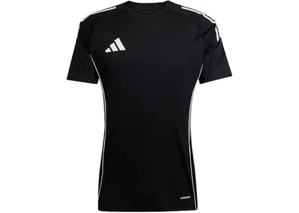 Мужская соревновательная футболка Adidas Tiro 25, черно-серая