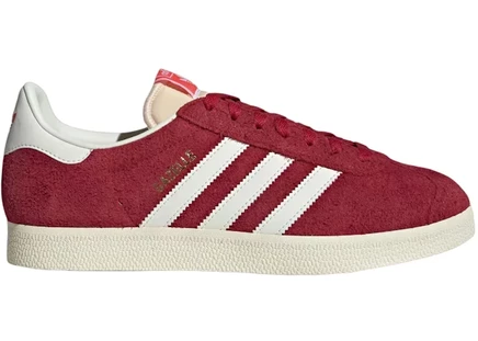 Мужские кроссовки Adidas Gazelle, красно-молочные