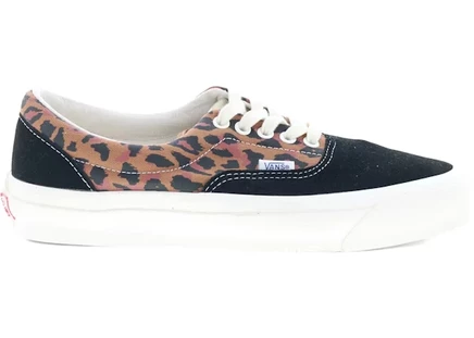 Мужские кеды Vans OG Era LX Leopard, черно-белые