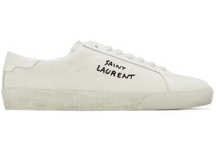 Женские кроссовки Saint Laurent SL/06 Low, кремовые