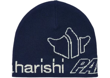 Мужская шапка Palace Maharishi No Cuff Beanie, синяя