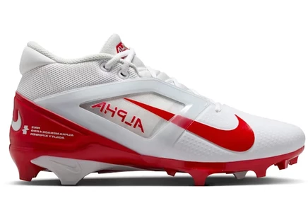 Мужские кроссовки Nike Alpha Menace 4 Pro, бело-красные