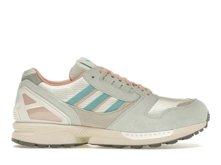 Мужские кроссовки Adidas ZX 8000, мятно-розово-белые