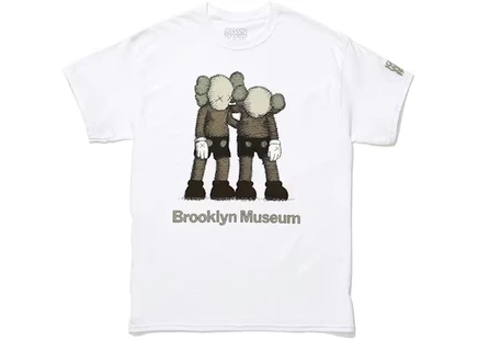 Мужская футболка KAWS Brooklyn Museum Along the Way, белая