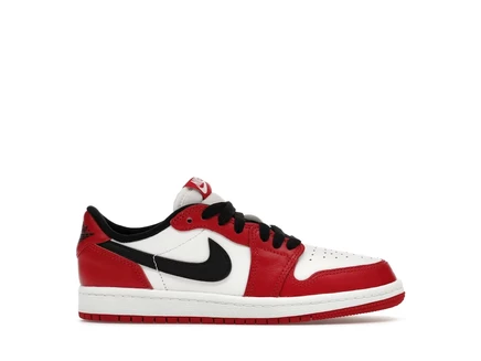 Jordan 1 Retro Low OG Chicago (2025) (PS) varsity red/black/summit white
