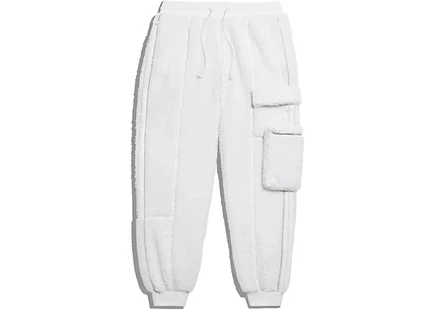 Унисекс спортивные штаны Adidas Ivy Park Teddy Cargo, белые