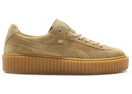 Женские кеды Puma Creepers Rihanna Fenty, овсяные