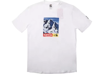 Футболка Supreme x The North Face Mountain Tee, белая