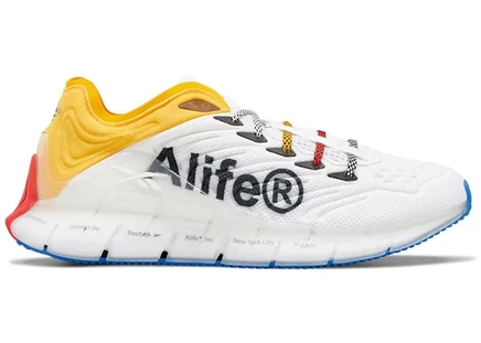 Мужские кроссовки Reebok Zig Alife, белые/черно-желто-красные
