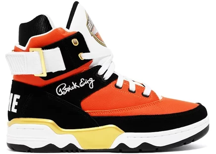 Ewing 33 Hi Naismith Basketball Hall of Fame Hoop Hall Logo orange/black/gold