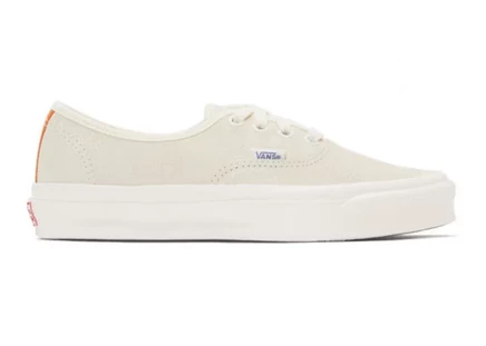 Кеды Vans OG Authentic LX, бело-оранжевые