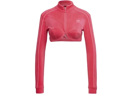 Женская куртка Adidas x Jeremy Scott Track Top, розовая