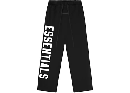 Мужские флисовые штаны Fear of God Essentials, черные