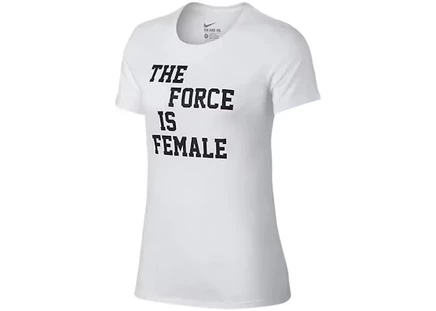Женская футболка Nike Force is Female, белая