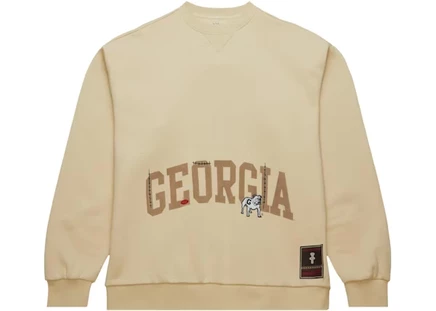 Унисекс свитшот Travis Scott x Mitchell & Ness, бежевый
