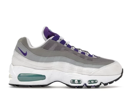 Nike Air Max 95 OG Big Bubble Grape (Women's) white/court purple/emerald green/wolf grey