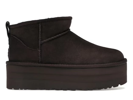 Женские ботинки UGG Classic Ultra Mini Platform, коричневые