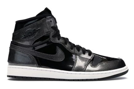 Мужские кроссовки Jordan 1 Retro Black Patent, черные