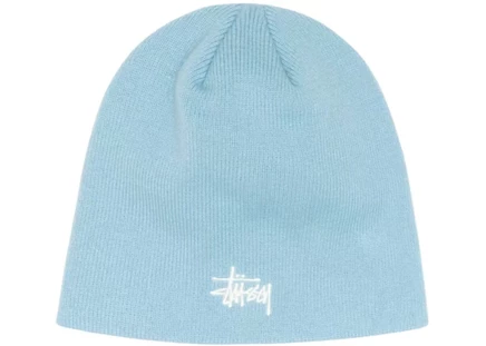 Мужская шапка Stussy Basic, серо-голубая