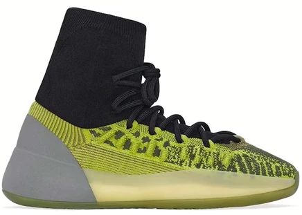 Мужские кроссовки Adidas Yeezy BSKTBL, Energy Glow/черные