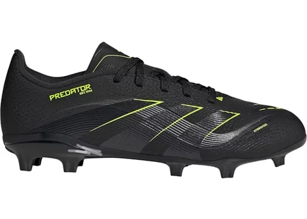 Детские бутсы adidas Predator League FG/MG, черный/карбон/лимонный