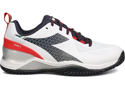 Мужские бутсы Diadora Blushield Torneo 2 AG, бело-черные