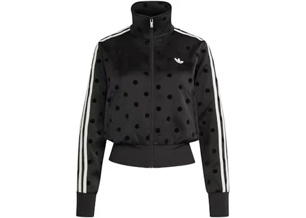 Женская олимпийка Adidas Satin Polka Dots TT, черная