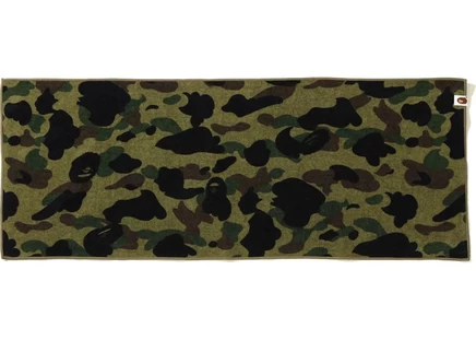 BAPE 1st Camo Sport Towel Green green