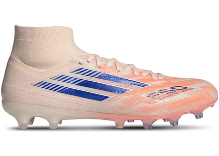 Женские бутсы Adidas F50 Sparkfusion Pro mid-cut FG/AG, коралловые