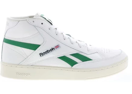 Мужские кроссовки Reebok Club C Form Hi, бело-зеленые