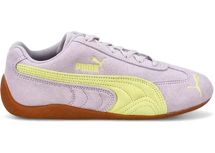 Женские кроссовки puma speedcat og, сиренево-желтые