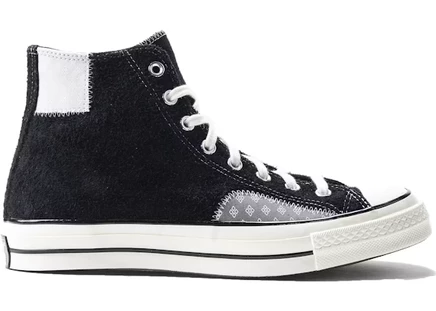 Мужские кеды Converse Chuck 70 Hi Twisted Prep, черно-серые