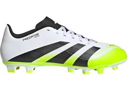 Мужские бутсы adidas Predator Club FG/MG, Cloud White/Core Black/Lucid Lemon