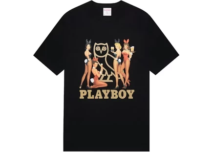 Мужская футболка OVO x Playboy Bunny, черная