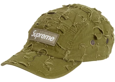 Унисекс кепка supreme griffin camp cap, светло-оливковая