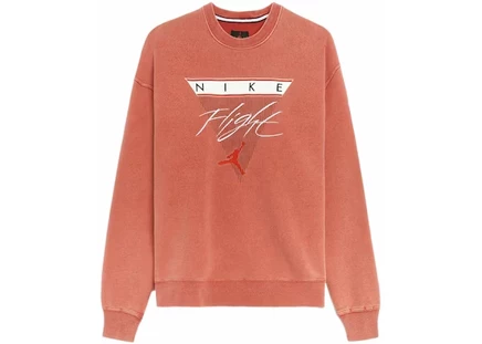 Мужской флисовый свитшот Jordan Flight, красный