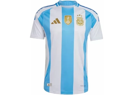 Мужская футболка Adidas Argentina 2024 Home, бело-синяя