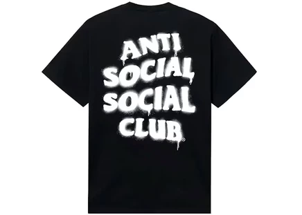 Мужская футболка Anti Social Social Club Burn It Down черная