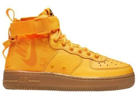 Детские кроссовки Nike Air Force 1 Mid, оранжево-коричневые