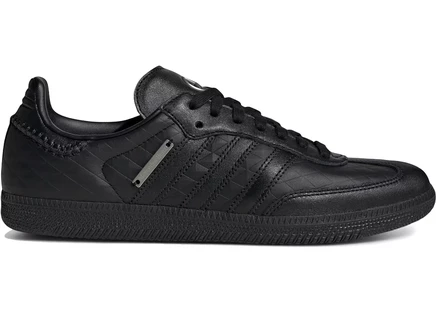 Мужские кеды Adidas Samba Mercedes-Benz, черно-серебристые